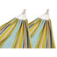 Pack of 2 Corban Aqua Hammocks Multicoloured Stripes 220x140cm