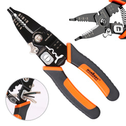 8" Wire Stripping Tool Wire Cutter Hand Crimping Pliers Strip Cutter Insulated