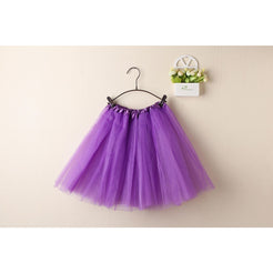 New Kids Tutu Skirt Baby Princess Dressup Party Girls Costume Ballet Dance Wear, Purple, Kids