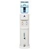 Luxurious White Free Standing Hot and Cold-Water Dispenser with Filter Bottle and LG Compressor