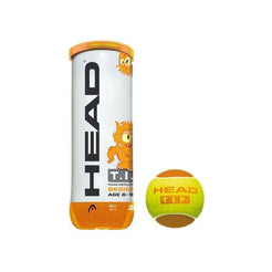 Head TIP 3 Tennis Balls Ball Can Game Play Sports Training Kids Children 8-9yr