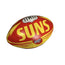 Gold Coast Suns AFL Footy 8" Soft Touch Stress Ball Football