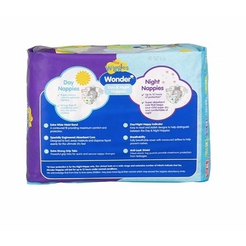 Wonder Pk27 the Wiggles Day & Night Nappies Diapers Infant 4 - 8 Kg Size 2