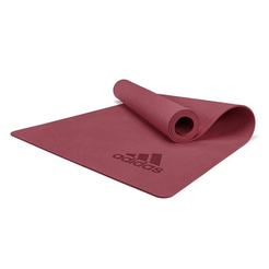 Adidas Premium Yoga Mat 5mm Exercise Training Floor Gym Fitness Pilates - Mystery Ruby