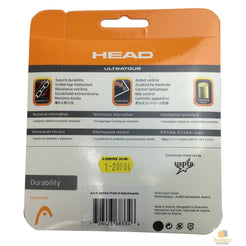 5x HEAD Ultratour 17g 1.20mm Tennis Racquet String 12m Durability Control BULK