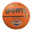 Classic Rubber Basketball Training Standard Size - Black/Orange