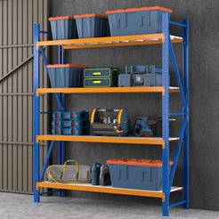 Giantz 2.4Mx2M Garage Shelving Warehouse Rack Pallet Racking Storage Shelf Blue