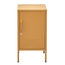 ArtissIn Bedside Table Metal Cabinet - MINI Yellow