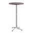 Gardeon Outdoor Bar Table Wooden Cafe Table Aluminium Pole Round