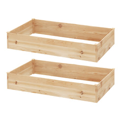 Greenfingers Garden Bed 150x90x30cm Wooden Planter Box Raised Container Growing