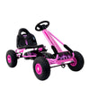 Rigo Kids Pedal Go Kart Ride On Toys Racing Car Rubber Tyre Pink