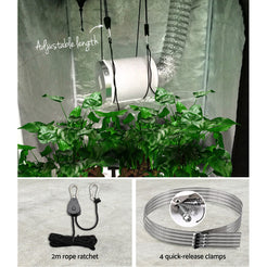 Greenfingers 4"Ventilation Kit Fan Hydroponics Grow Tent Kit Carbon Filter Duct,Greenfingers 4"Ventilation Kit Fan Hydroponics Grow Tent Kit Carbon Filter Duct