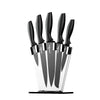 5-Star Chef 7PCS Kitchen Knife Set Stainless Steel Non-stick with Sharpener