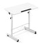 Portable Mobile Laptop Desk Notebook Computer Height Adjustable Table Sit Stand Study Office Work White