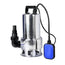 Giantz Garden Submersible Pump 1800W Dirty Water Bore Tank Well Steel Sewerage