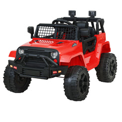 Rigo Kids Electric Ride On Car Jeep Toy Cars Remote 12V Red