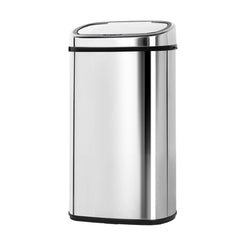 Devanti 68L Motion Sensor Bin Rubbish Automatic Silver