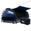 Weisshorn Swag King Single Camping Canvas Free Standing Swags Blue Dome Tent