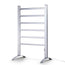 Devanti Electric Heated Towel Rail Rails Warmer Rack Aluminium 6 Bars