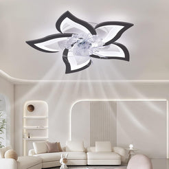 Low Ceiling Light Fan, Low Profile, 6 Wind Speed, 3 Colors (69 cm)