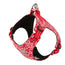 Floral Doggy Harness Red M