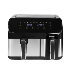 10L Digital Dual Zone Air Fryer with Dual Temperature Control