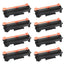 Compatible Premium 8 x TN2450 Black Toner Cartridge - for use in Brother Printers