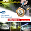 Most Powerful 1200000lm LED Flashlight Super Bright Torch Lamp USB Rechargeable