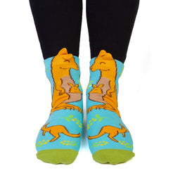 Big Kangaroo Feet Speak Socks