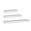 Ekkio Floating Shelf Set of 3 White EK-WS-101-SH