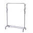 EKKIO Clothing Rack with Bottom Shelf & Anti-slip floor protectors (Black)