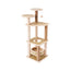 Floofi 120cm 5 Layer Cat Condo Cat Tree Beige FI-CT-151-MM