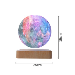 GOMINIMO Magnetic Levitating Galaxy Moon (Light Brown Base) GO-MLP-109-HCNT