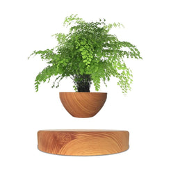 GOMINIMO Magnetic Levitating Plant Pot Oak GO-MLP-108-HCNT