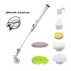 GOMINIMO Electric Spinning Scrubber 2000 mAh 6 Brush Set GO-CB-104-BD