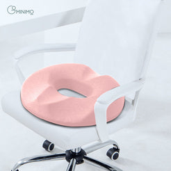 GOMINIMO Memory Foam Seat O Shape Light Pink