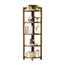 GOMINIMO Bamboo Corner Shelf 5 Tier GO-BCS-100-YJ