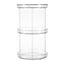 GOMINIMO 3 Tier Turntable Cabinet Organizer (Transparent) GO-TCO-101-BL