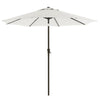 SONGMICS 2.7m Patio Outdoor Table Umbrella White