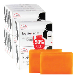 Kojie San Skin Lightening Soap Bars - Pack of 10, 135g Each