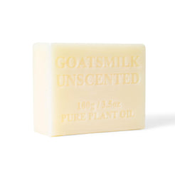 10x 100g Unscented Goats Milk Soap Bars for Sensitive Skin Care