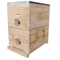 10 Frame Double Beehive Box with 20 Frames - Australian Langstroth Beekeeping Hive