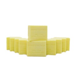 Honeysuckle Scent Plant Oil Soap Bars - 10x 100g, Pure Vegetable, Long Lasting