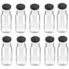 10x 1L Flint Glass Jars with Twist Finish Lids - Food Storage & Preserving