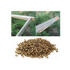 Bee Frame Eyelets - 1000 Brass Fittings for Bee Hive Beekeeping Tool