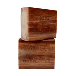 10-Pack 100g Patchouli Scent Plant Oil Soap Bars - Pure Natural Vegetable Base