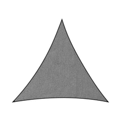 Wallaroo Outdoor Sun Shade Sail Canopy Grey Triangle 7 x 7 x 7M