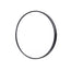 La Bella Black Wall Mirror Round Aluminum Frame Makeup Decor Bathroom Vanity 60cm