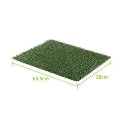 Paw Mate 2 Grass Mat for Pet Dog Potty Tray Training Toilet 63.5cm x 38cm