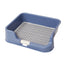 PS KOREA Blue Dog Pet Potty Tray Training Toilet Raised Walls T1